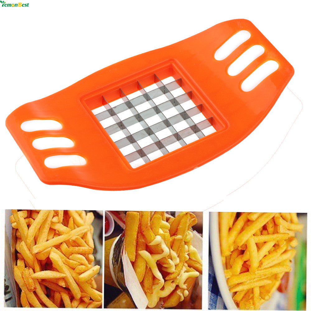 Stainless Steel French Fry Cutter Great Kitchen Tools Potato Cutter  Manual Potato Cutter Kitchen Tools Vegetable Fruit Slicer